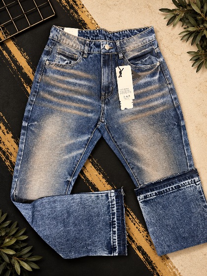 Jeans blu sfumato