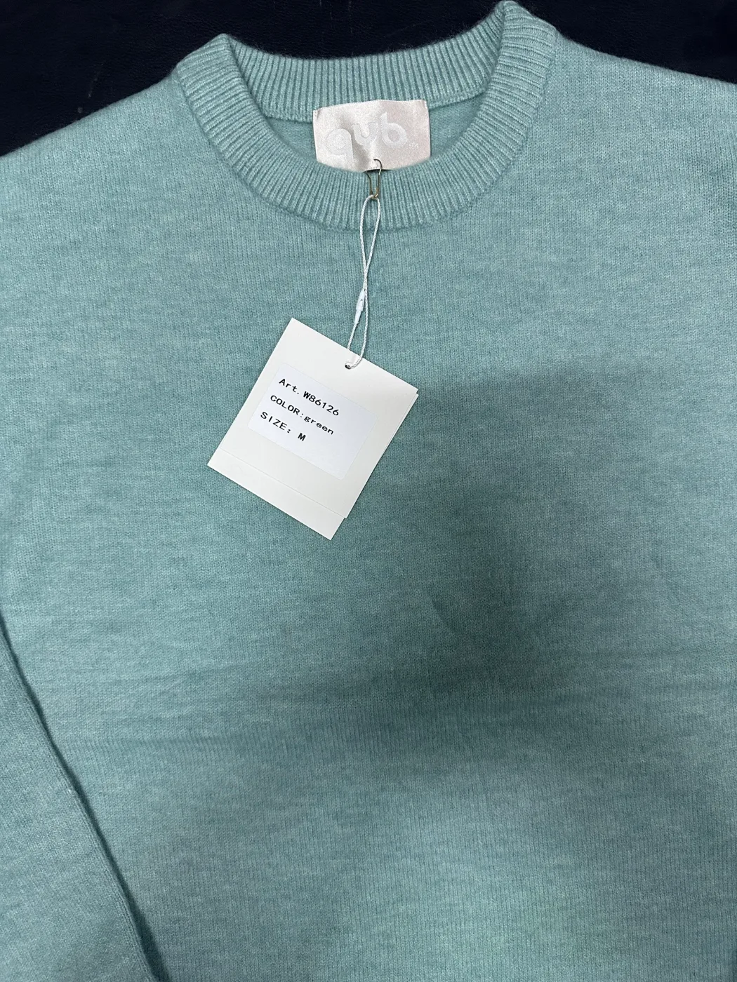 Maglia verde acqua girocollo, foto 2 di 4